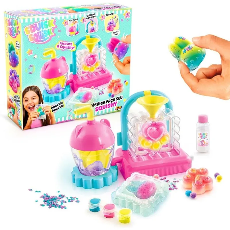 Mega Fábrica Faça Seu Squishy F0258-5 - Fun