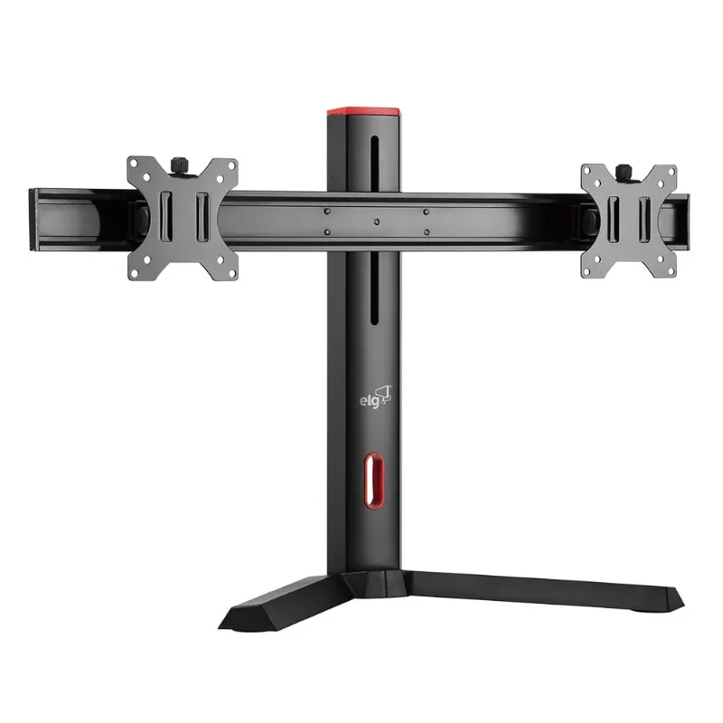 Suporte Articulado de Mesa p/ 2 Monitores Até 27'' - elg
