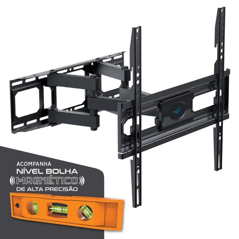 Suporte Articulado de Parede, 26 a 75, 45kg, VESA 100x100 a 400x400mm, A02V4WP, ELG