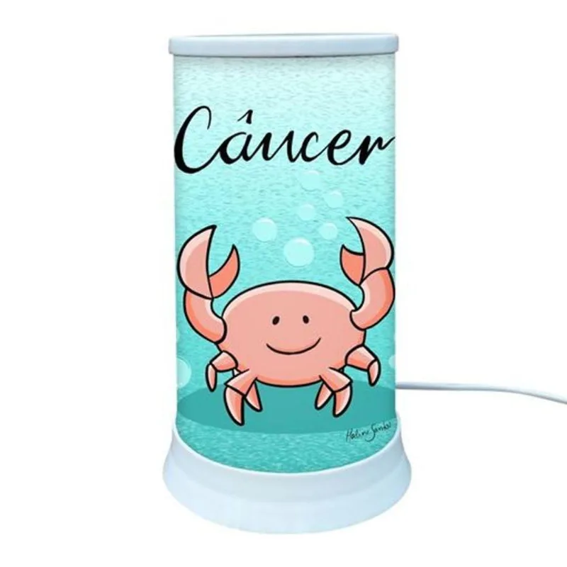 Luminária de Mesa Hug Signo Câncer com Luz Suave Bivolt 24,5CM