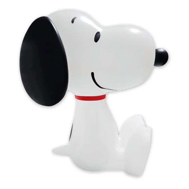 Luminária Abajur de Mesa Snoopy Gigante Branco 30cm