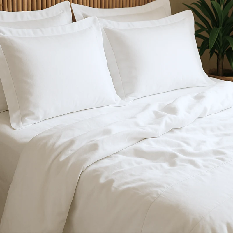 JOGO DE CAMA KING 400 FIOS BAMBU SUPREME - BRANCO KING