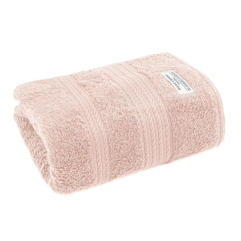 TOALHA DE ROSTO FIO EGÍPCIO SUPREME 100% ALGODÃO - ROSA.1.25 50X80