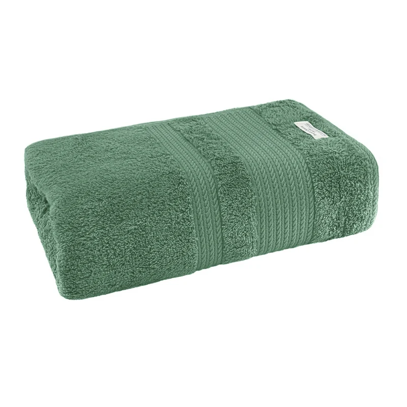 TOALHA BANHÃO FIO EGIPCIO 600 GRAMAS SUPREME - VERDE ESCURO.1.25 BANHAO