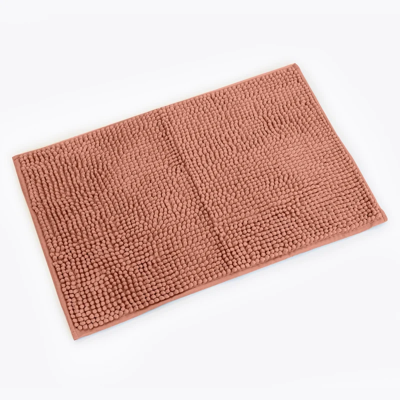 TAPETE CHENILLE POPCORN - ROSA 16-1518 40X60
