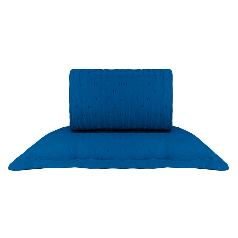 KIT CAMA SOLTEIRO DELICATO - Azul 19-4026 SOLTEIRO
