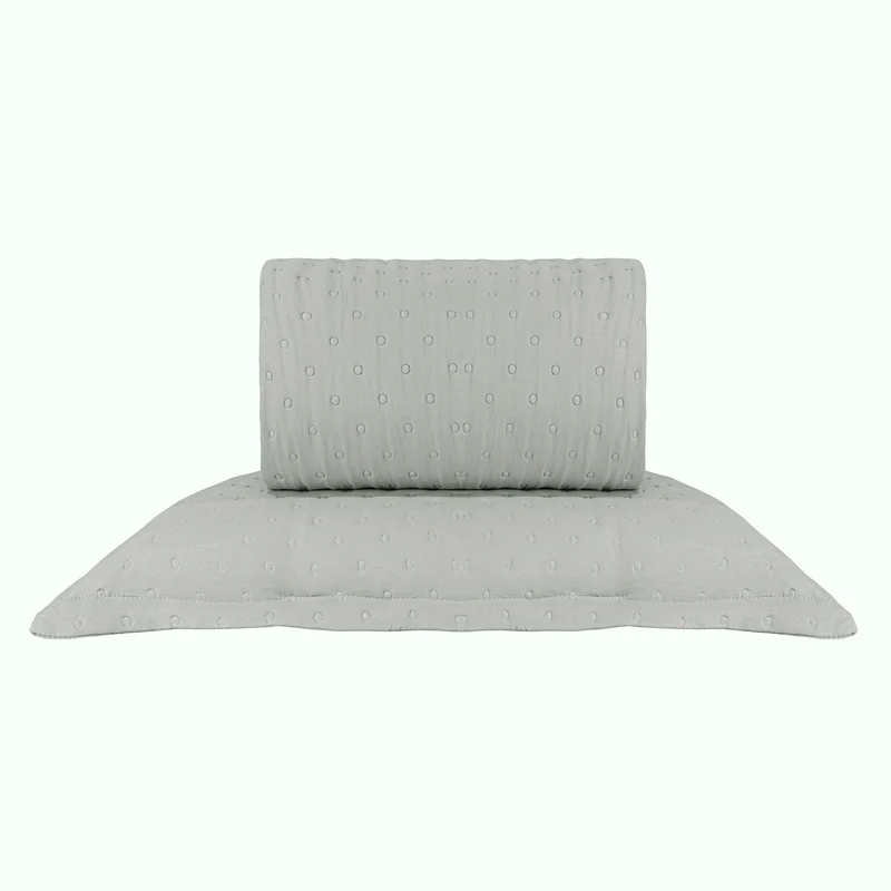 KIT CAMA SOLTEIRO DELICATO - CINZA 14-4201 SOLTEIRO
