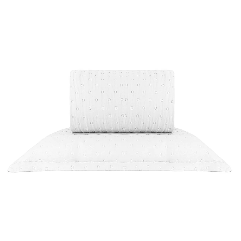 KIT CAMA SOLTEIRO DELICATO - BRANCO SOLTEIRO