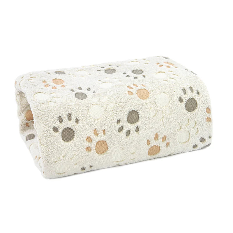 MANTA SOLTEIRO FLANNEL EFEITO BORDADA - PATINHA BEGE 13-0905 SOLTEIRO