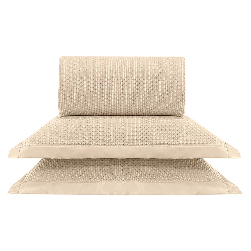 KIT CAMA KING ACETINADO ÔNIX - BEGE 13-0404 KING