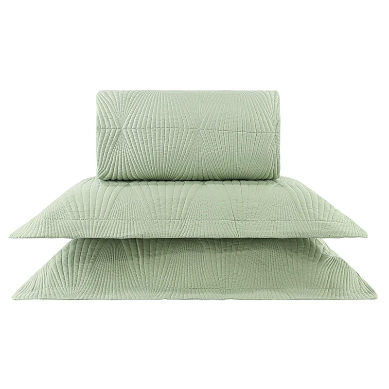 KIT CAMA CASAL 3P MATELADO DUBAI CLASSIC - VERDE 16-0110 CASAL