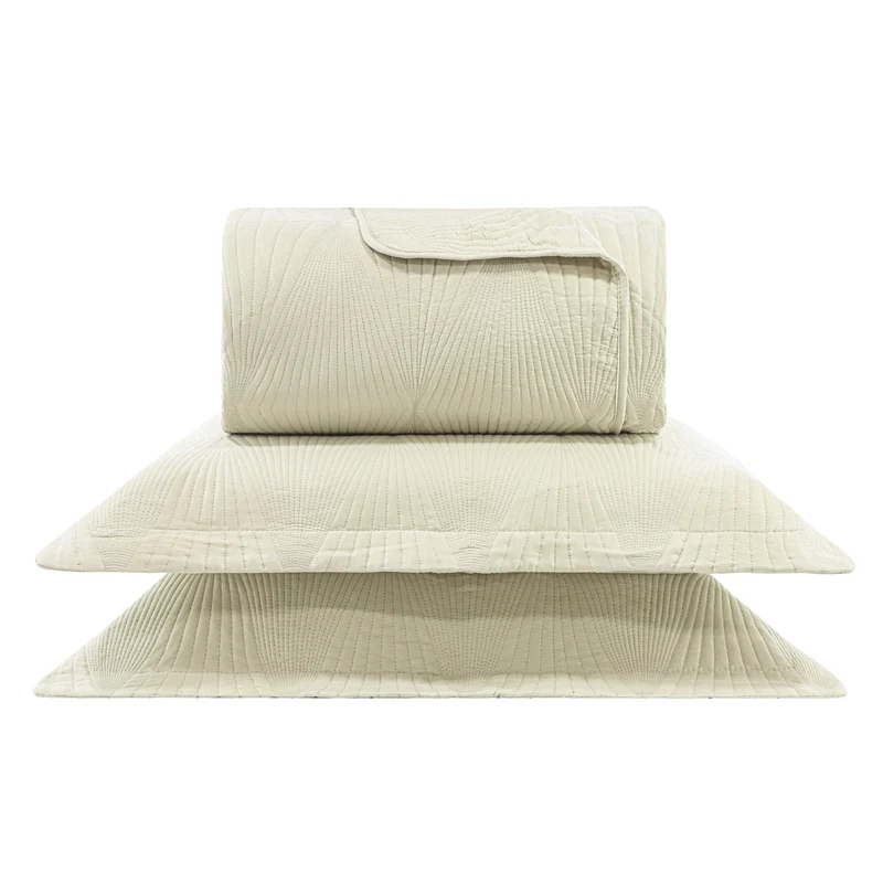 KIT CAMA CASAL 3P MATELADO DUBAI CLASSIC - BEGE 12-5202 CASAL