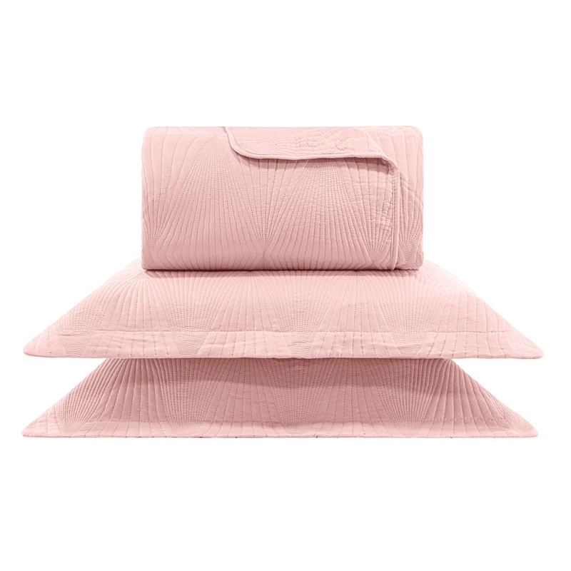 KIT CAMA QUEEN 3P MATELADO DUBAI CLASSIC - ROSA 14-1803 QUEEN