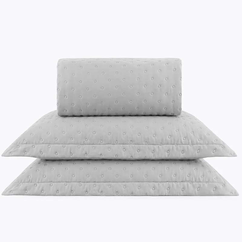 KIT CAMA QUEEN DELICATO - CINZA 14-4107 QUEEN