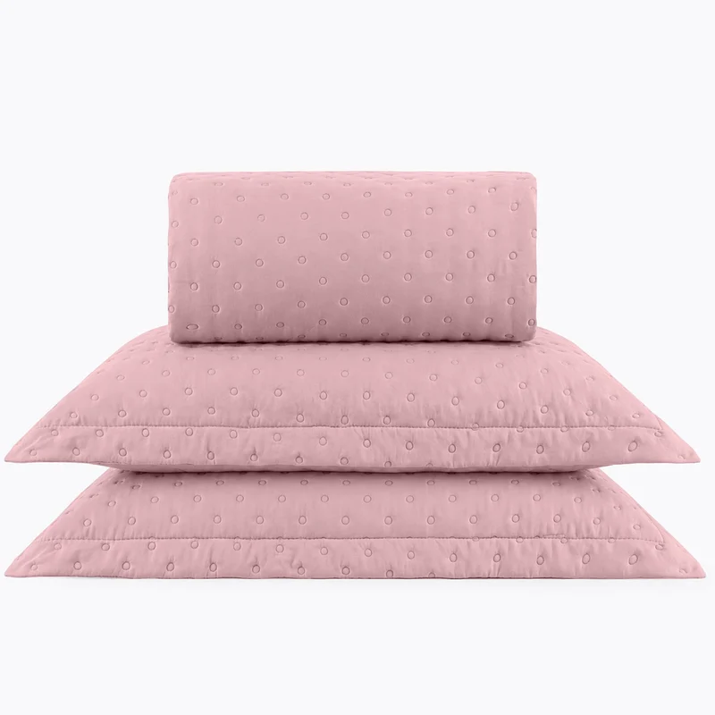 KIT CAMA KING DELICATO - ROSA 15-1906 KING