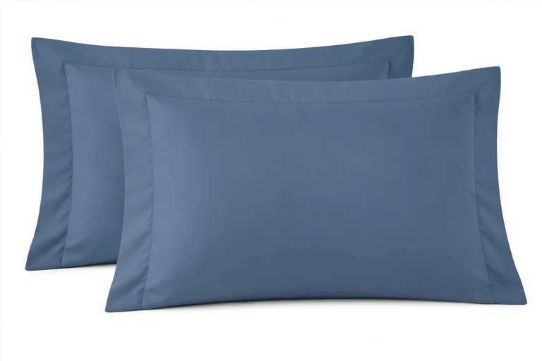 PAR DE FRONHAS ELEGANCE 400 FIOS - AZUL 16-4013 50X70