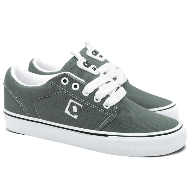 Tênis Qix Combat 3 Lona Vulcanizado Grafite Branco