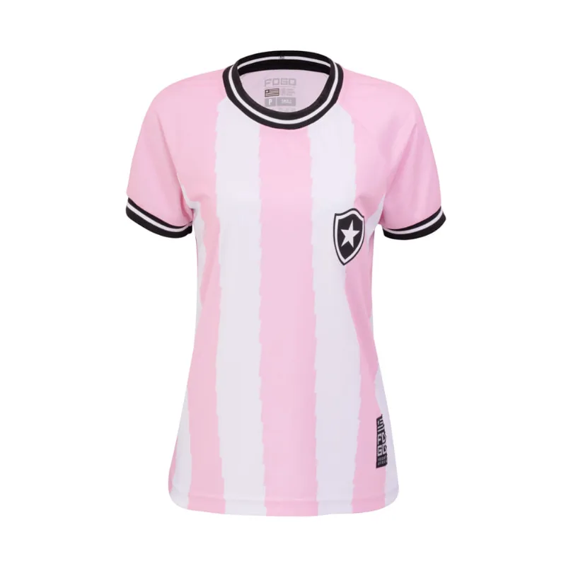Baby Look Listrada Rosa - GG