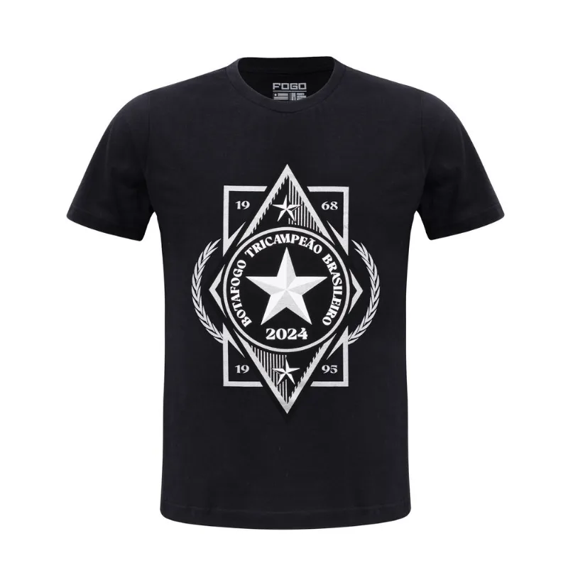 Camisa Tri Campeão Brasileiro Preta - GG
