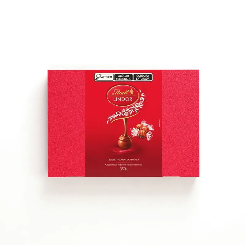 Caixa Deluxe LINDOR Trufas ao Leite 350g
