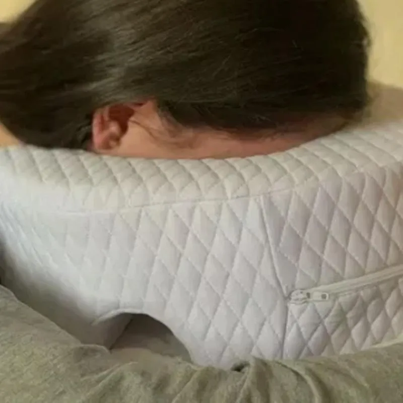 Almofada Facial De Bruco Latex Pos Cirurgica Rosto Perfetto