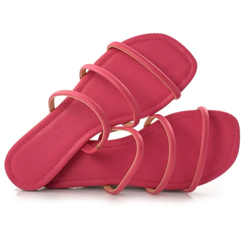 Tamanco Rasteira Feminino Suzzara Rosa 52017 39