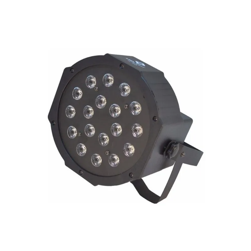 Refletor makpro LED 18 rgb 18 X 3W slim