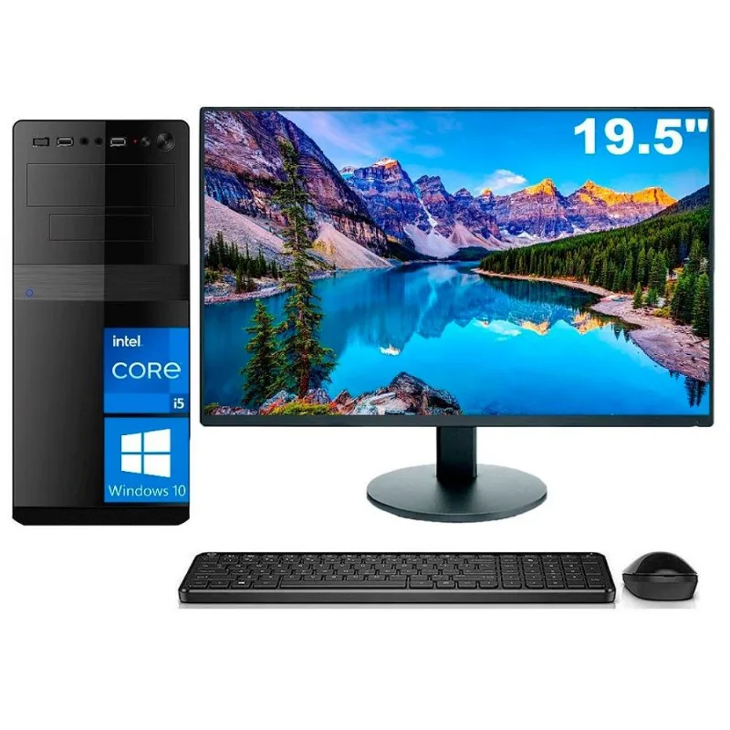 Computador Completo Intel i5 8GB SSD 256GB Windows 10 EasyPC