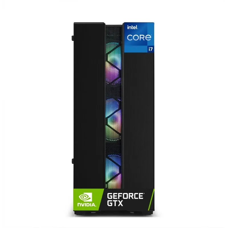 PC Gamer Intel Core i7 8GB SSD 240GB Geforce GTX 1050 2GB Fonte 500W 3green Extreme