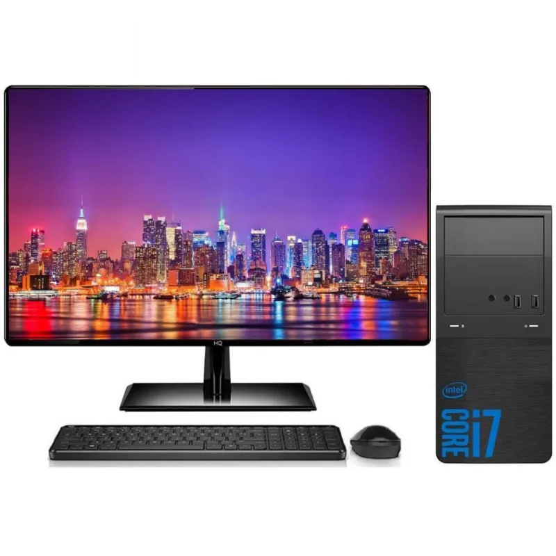 Computador Completo CPU Intel Core i7 8GB HD 1TB Monitor 17.1" 3green HomeOffice