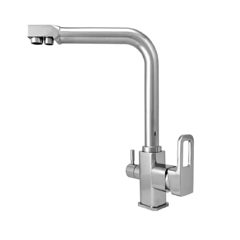 Torneira Gourmet Misturador Monocomando com Saída para Água Quente/Fria e Filtrada Cromada de Bancada Belcca TFMC-01