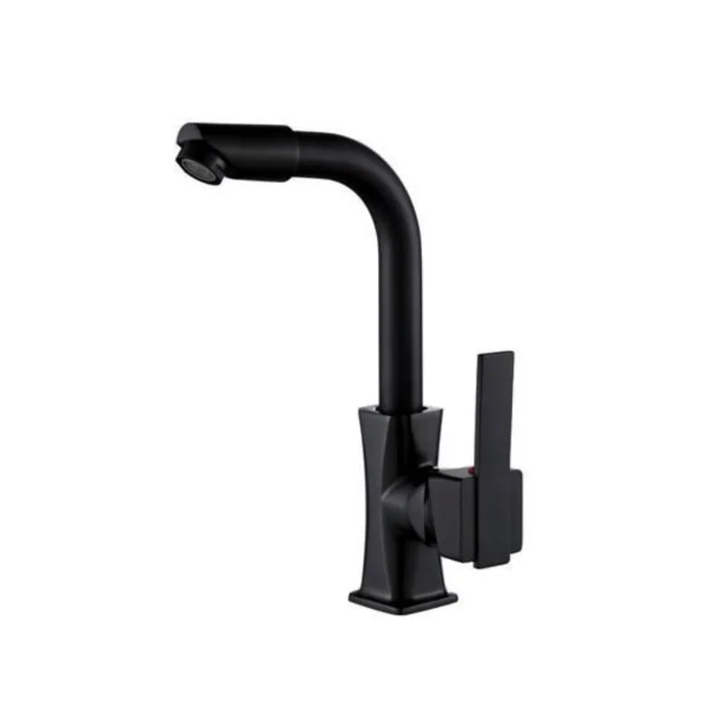 Torneira Luxo com Misturador Monocomando Preta de Bancada Belcca TLM01P-BL