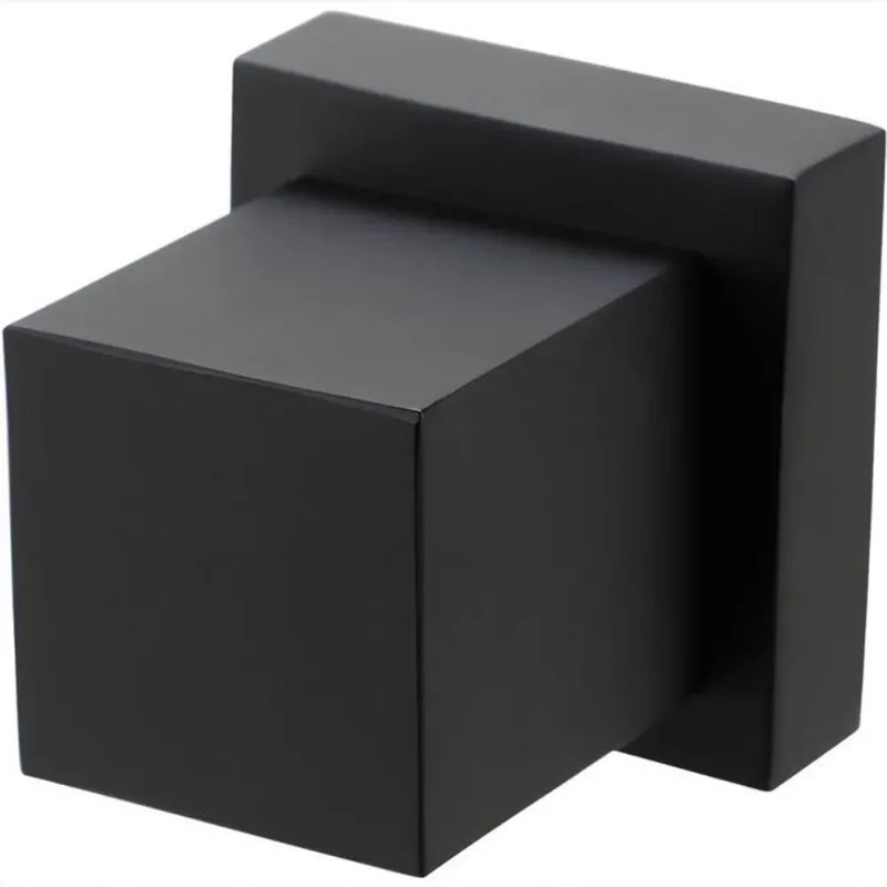 Acabamento De Registro em Metal Quadrado Preto Belcca ARMP-01