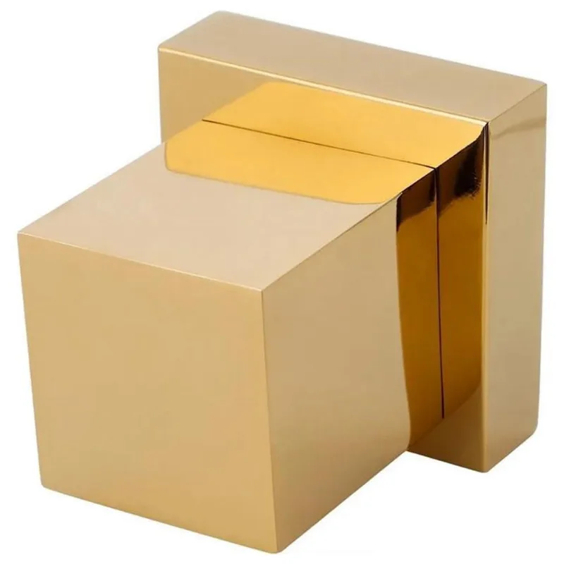 Acabamento De Registro em Metal Quadrado Dourado Belcca ARMD-01