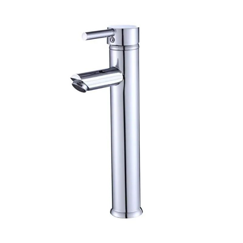 Torneira Para Banheiro Alta com Misturador Monocomando Cromada de Bancada Belcca TAMC-01