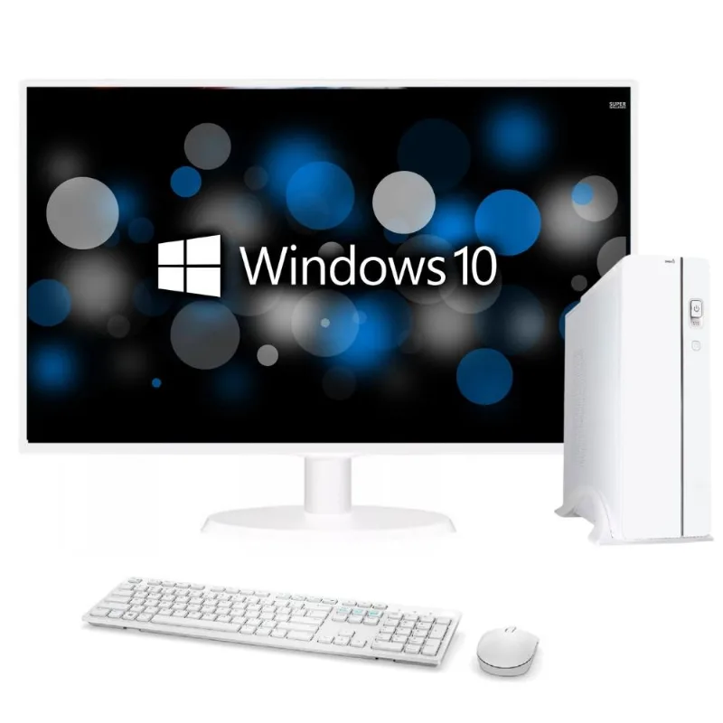 Computador Completo SLIM Branco 3green White Intel Core i5 8GB Monitor 21.5" Full HD HDMI SSD 480GB 3GW-018