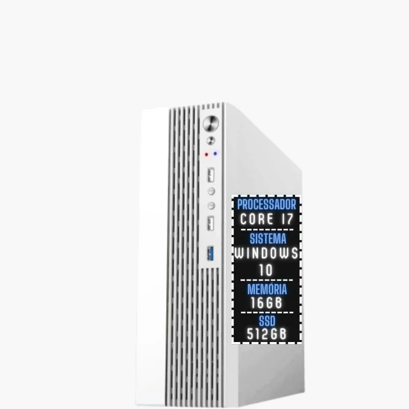 Computador Branco 3green Velox Intel Core i7 16GB ssd 512GB Windows 10 3VB-008