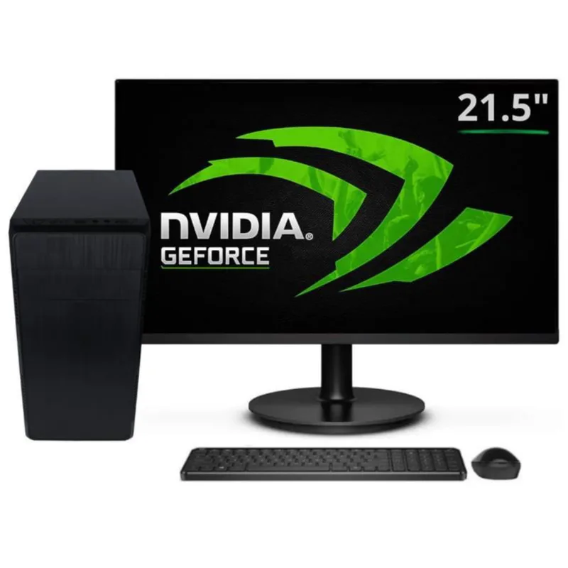 Computador Completo 3green Graphics Intel Core i5 8GB SSD 256GB Placa de vídeo Geforce Monitor LED 21.5" Windows 10 3GG-013