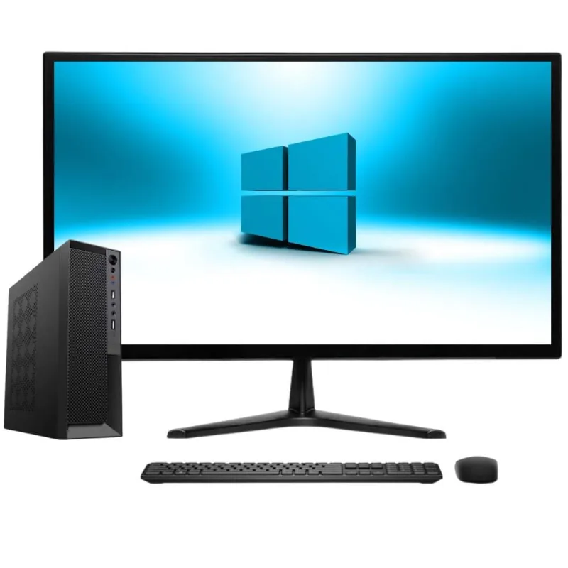 Computador Completo Compacto Intel Core i5, 16GB de memória, ssd 1TB, Windows 10, Monitor LED 19.5 - 3green Slim 3GS-0102