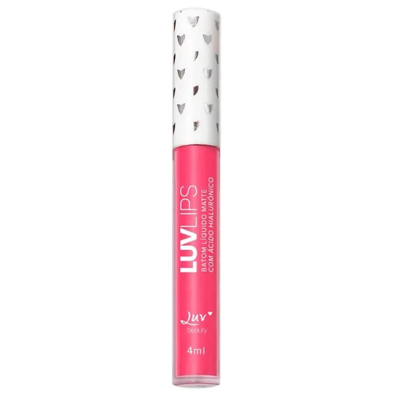 Batom Líquido Luv Beauty Luv Lips Sweet Rose