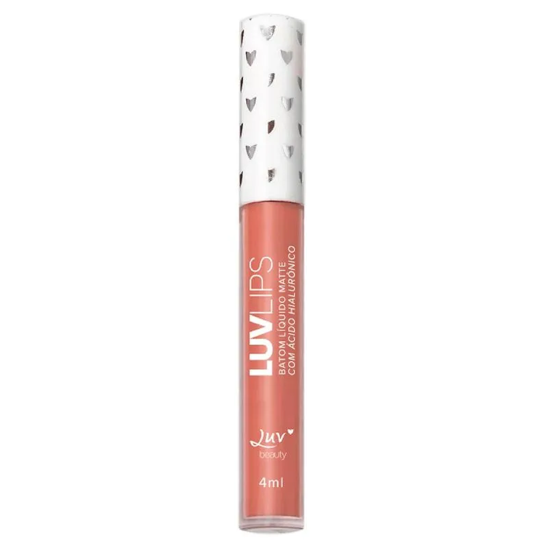 Batom Líquido Luv Beauty Luv Lips Sexy Nude