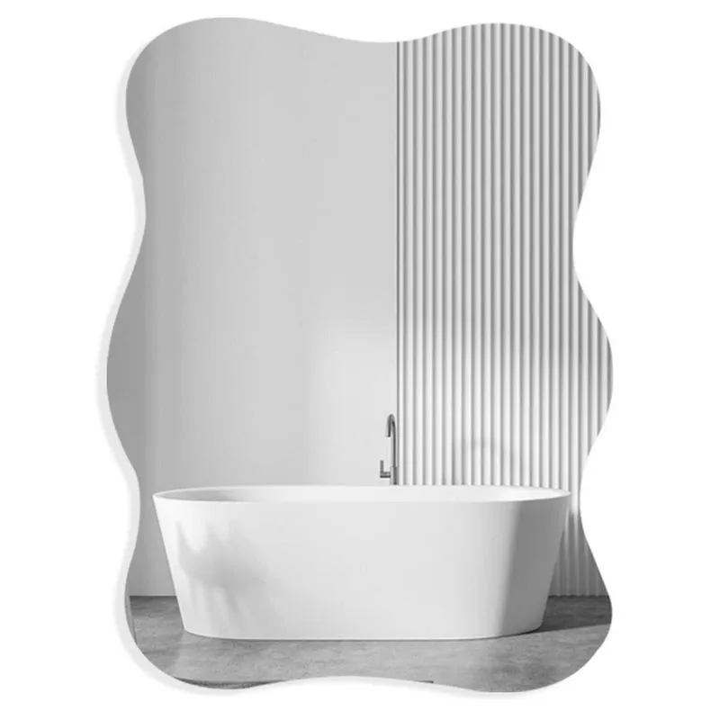 Espelho Decorativo Orgânico Splash 60x80cm De Parede Lapidado Para Quarto Lavabo Hall