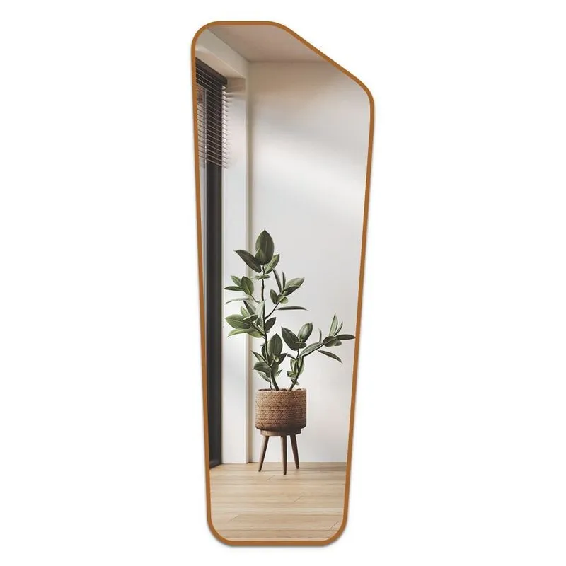 Espelho Decorativo Orgânico Meli 55x160 De Parede Caramelo