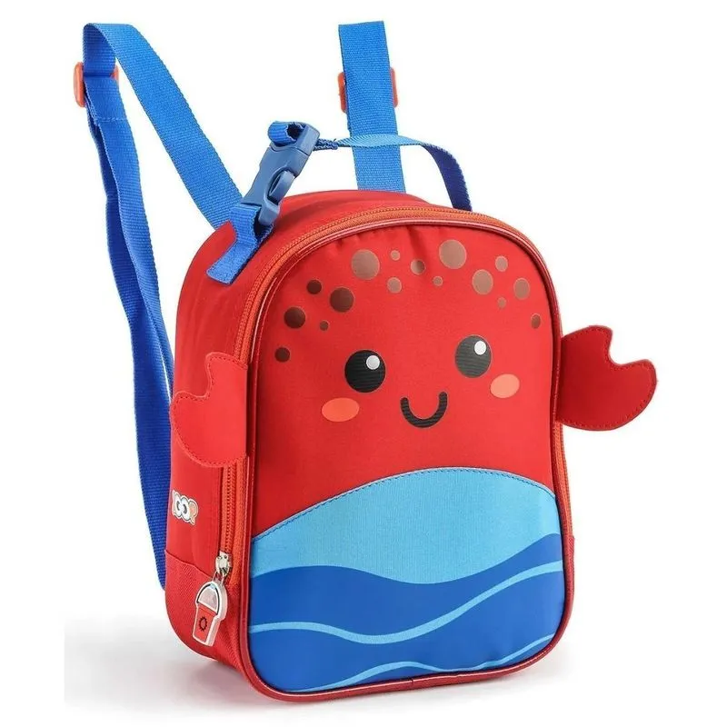 Lancheira Térmica Masculina Infantil Caranguejo Vermelho