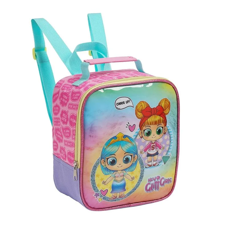 Lancheira Infantil Seanite Hey Glitt Girl - Item Sortido