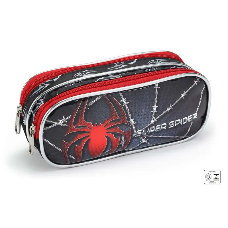 Estojo Duplo Infantil Super Spider Es41402 - Unica - Seanite