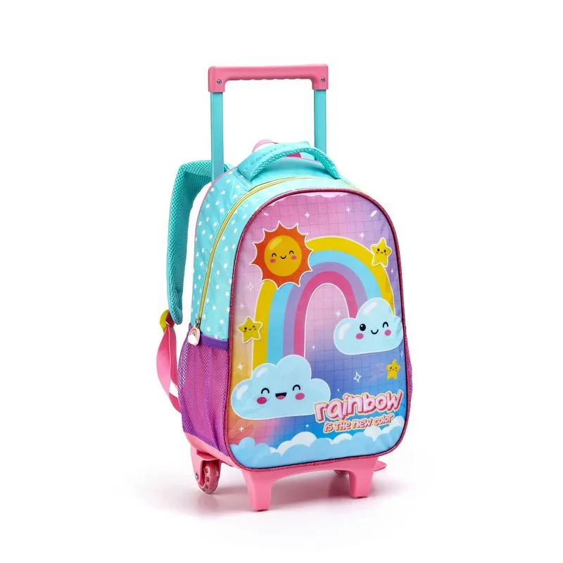 Mochila Infantil 17" Com Rodas Mr41444 - Sortida - Seanite