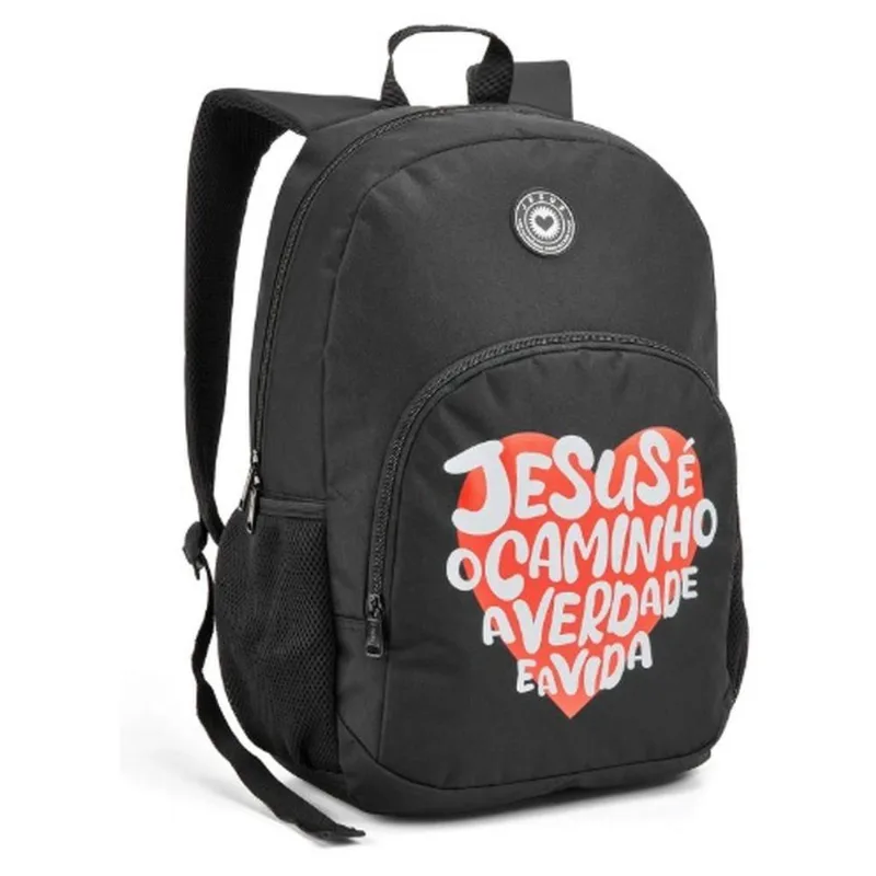 Mochila Religiosa Jesus é o Caminho MJ41532 - Seanite - Seanite