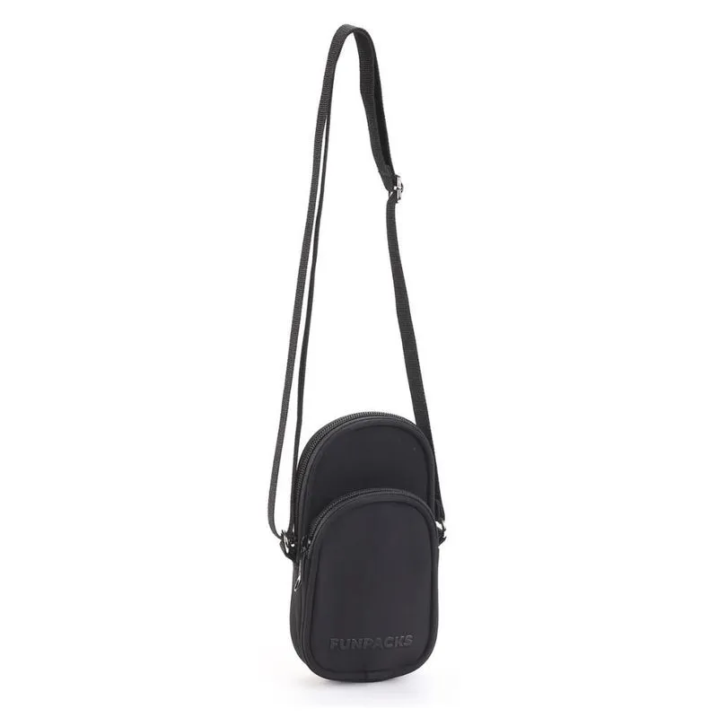 Bolsa Transversal Seanite Fun Packs Preto 18cm SB43411 (MP)
