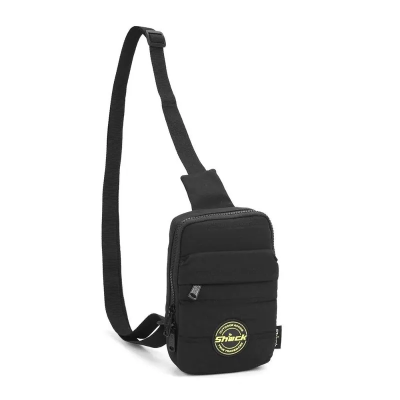 Bolsa Transversal Seanite Shock Preto 20cm SB43806 (MP)